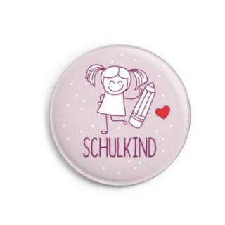 Igra/Igrača Button Schulkind (Mädchen) 