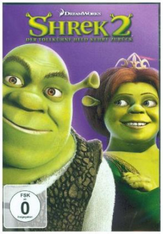 Видео Shrek 2 - Der tollkühne Held kehrt zurück, 1 DVD Andrew Adamson