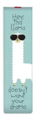 Játék Booklovers Bookmark with Elastic Band, Hey this is Llama 