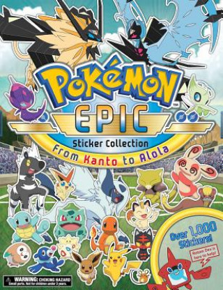 Carte Pokémon Epic Sticker Collection: From Kanto to Alola Pikachu Press