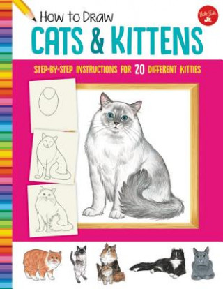 Könyv How to Draw Cats & Kittens Diana Fisher