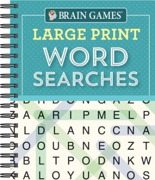 Книга Brain Games - Large Print Word Searches (Teal) Publications International