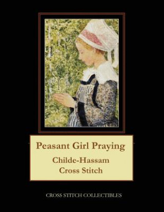 Carte Peasant Girl Praying Cross Stitch Collectibles