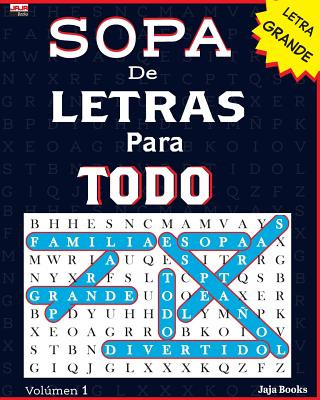 Kniha SOPA De LETRAS Para TODO Jaja Books