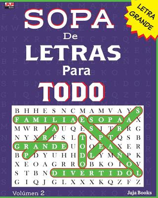 Kniha SOPA De LETRAS Para TODO Jaja Books