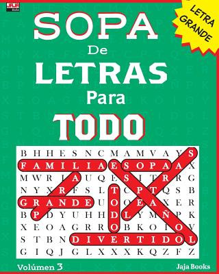 Kniha SOPA De LETRAS Para TODO Jaja Books