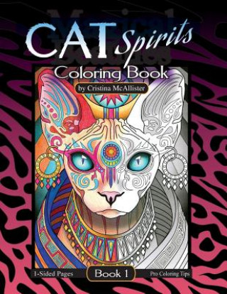 Kniha Cat Spirits Coloring Book 