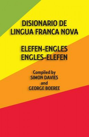 Kniha Disionario de Lingua Franca Nova 