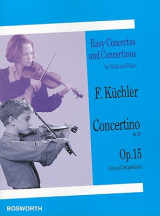 Kniha F. Kuchler: Concertino in D, Opus 15 Ferdinand Kuchler