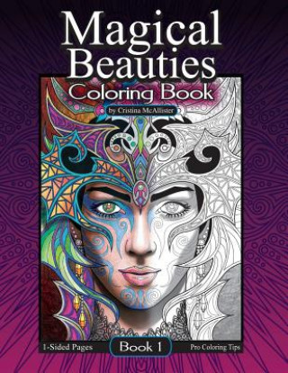 Kniha Magical Beauties Coloring Book 