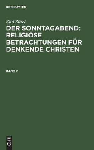 Boek Sonntagabend Karl Zittel