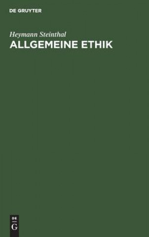 Book Allgemeine Ethik Heymann Steinthal