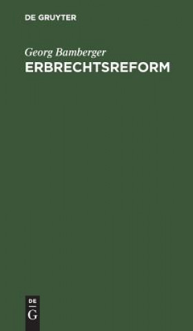 Buch Erbrechtsreform Georg Bamberger