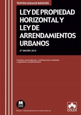 Könyv LEY DE PROPIEDAD HORIZONTAL Y LEY DE ARRENDAMIENTOS 