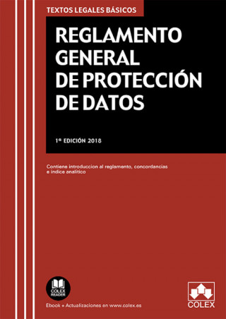 Книга REGLAMENTO GENERAL DE PROTECCIÓN DE DATOS 