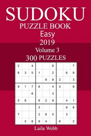 Könyv 300 Easy Sudoku Puzzle Book 2019 Laila Webb