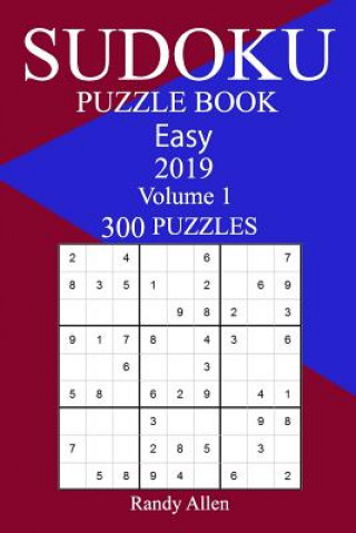 Kniha 300 Easy Sudoku Puzzle Book 2019 Randy Allen