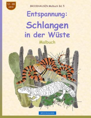 Book BROCKHAUSEN Malbuch Bd. 5 - Entspannung: Schlangen in der Wüste Dortje Golldack