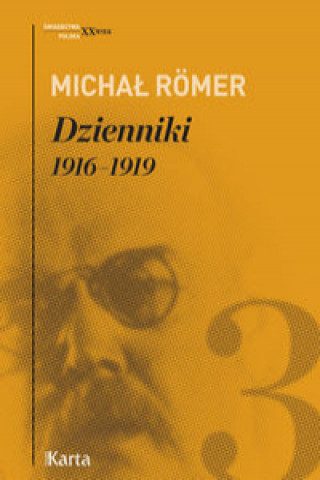 Kniha Dzienniki Tom 3 1916-1919 Römer Michał