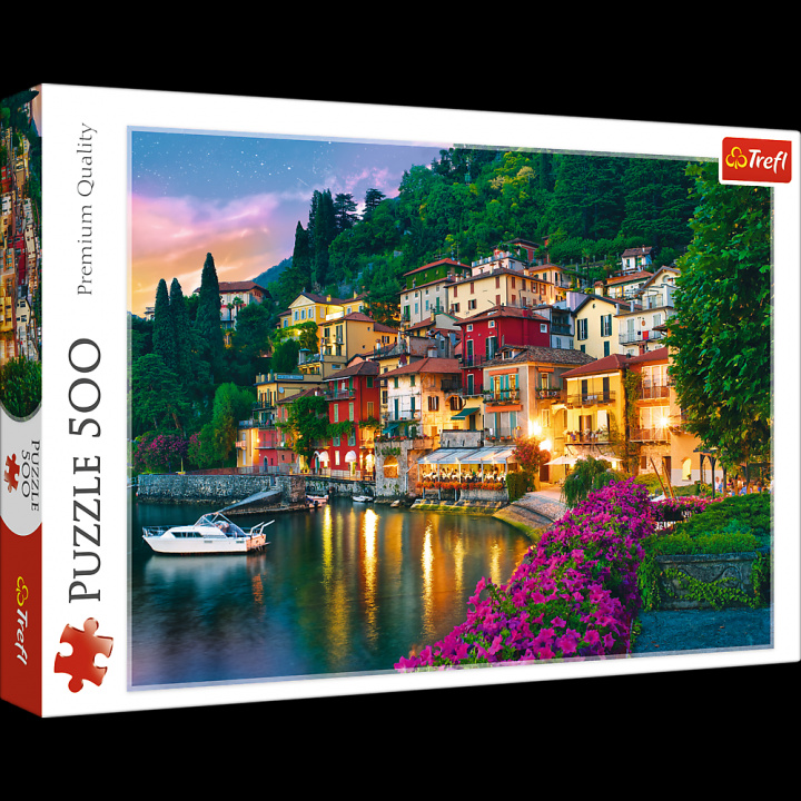 Hra/Hračka Puzzle Jezioro Como Włochy 500 