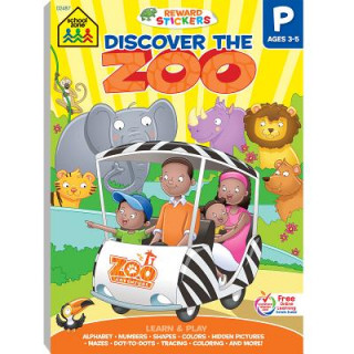 Könyv School Zone Discover the Zoo Preschool Tablet Workbook School Zone Publishing