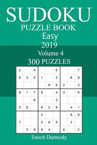 Книга 300 Easy Sudoku Puzzle Book 2019 Enoch Darmody