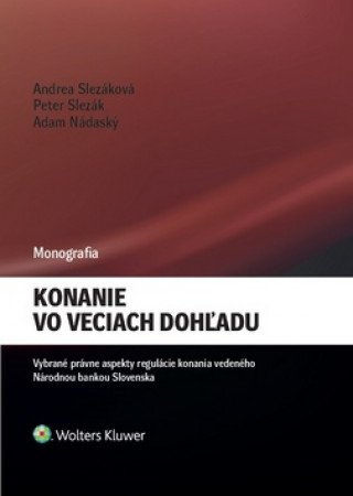 Kniha Konanie vo veciach dohľadu Andrea Slezáková