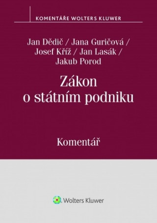 Книга Zákon o státním podniku Jan Dědič