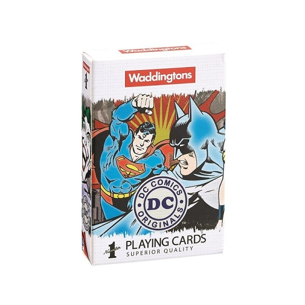 Hra/Hračka Karty do gry Waddingtons DC Superheroes Retro wersja angielska 