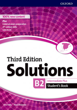 Könyv SOLUTIONS INTERMEDIATE PLUS STUDENT'S BOOK THIRD EDITION 2017 