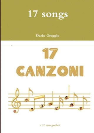 Kniha 17 songs Dario Greggio