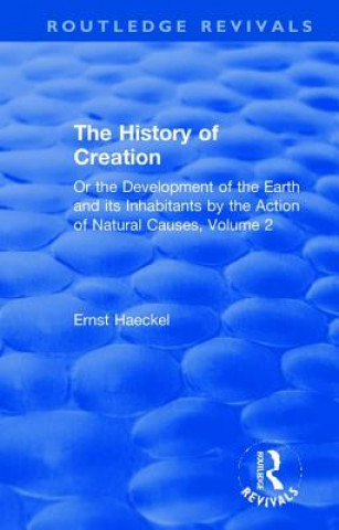 Book History of Creation Ernst Haeckel