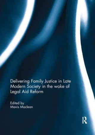 Kniha Delivering Family Justice in Late Modern Society in the wake of Legal Aid Reform 