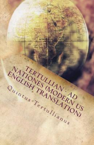 Könyv Ad Nationes Tertullian
