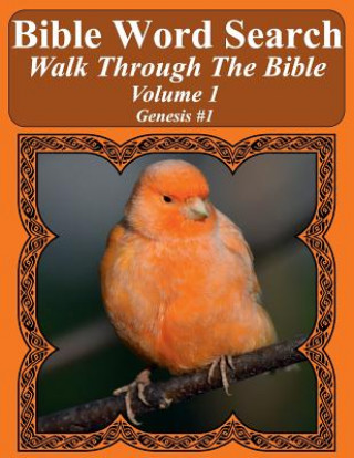 Libro Bible Word Search Walk Through The Bible Volume 1: Genesis #1 Extra Large Print T W Pope