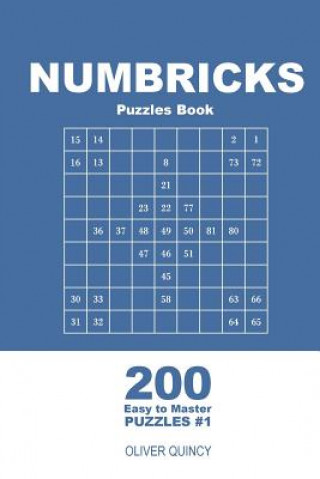 Kniha Numbricks Puzzles Book - 200 Easy to Master Puzzles 9x9 (Volume 1) Oliver Quincy