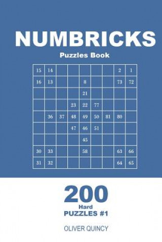 Kniha Numbricks Puzzles Book - 200 Hard Puzzles 9x9 (Volume 1) Oliver Quincy