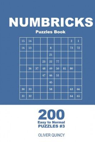 Libro Numbricks Puzzles Book - 200 Easy to Normal Puzzles 9x9 (Volume 3) Oliver Quincy