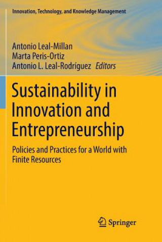 Kniha Sustainability in Innovation and Entrepreneurship Antonio Leal-Millan