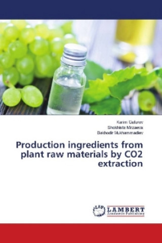 Kniha Production ingredients from plant raw materials by CO2 extraction Karim Gafurov