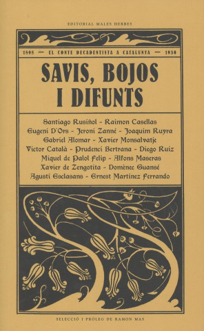Kniha SAVIS, BOJOS I DIFUNTS SANTIAGO RUSIÑOL