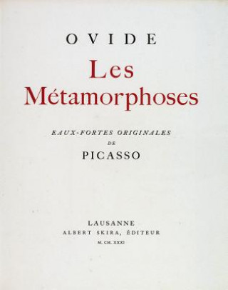 Buch Les Metamorphoses Pablo Picasso