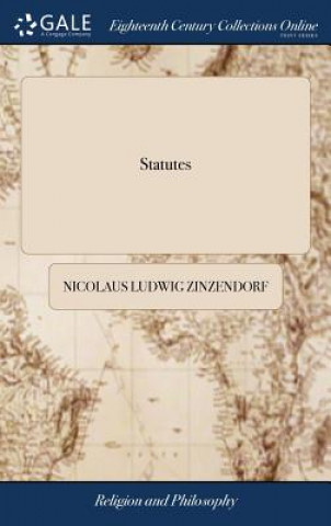 Книга Statutes NICOLAUS ZINZENDORF