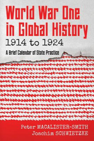 Książka World War One in Global History 1914 to 1924 PE MACALISTER-SMITH