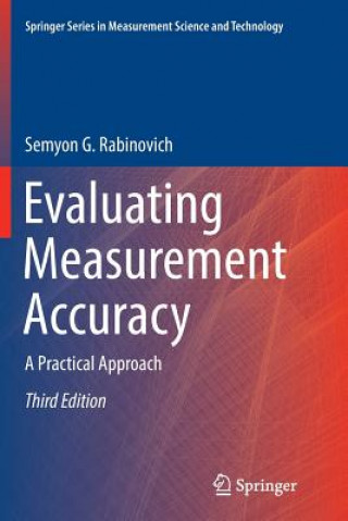 Kniha Evaluating Measurement Accuracy SEMYON G RABINOVICH