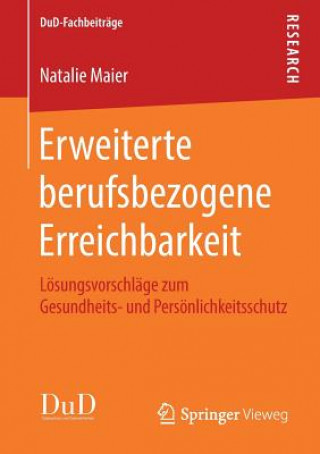 Libro Erweiterte Berufsbezogene Erreichbarkeit NATALIE MAIER