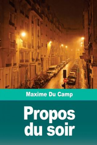 Buch Propos du soir Maxime Du Camp