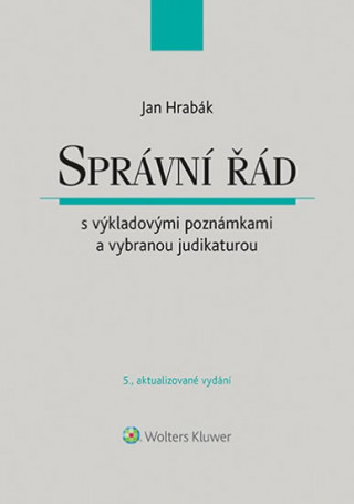 Book Správní řád Jan Hrabák