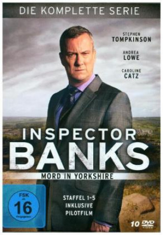 Videoclip Inspector Banks - Die komplette Serie. Staffel.1-5, 10 DVD Stephen Tompkinson