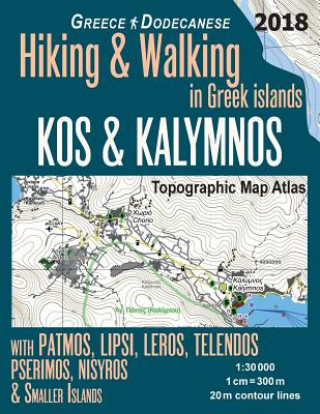 Buch Kos & Kalymnos Topographic Map Atlas 1 Sergio Mazitto